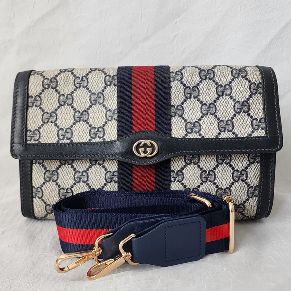 Auth Gucci GG Ophedia Clutch to Crossbody - Picture 1 of 11
